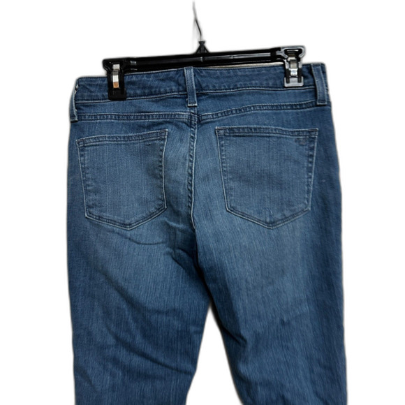 Vineyard Vines Skinny Medium Wash Jeans - Women 6 - Slim Raw Hem Y2K Fit - Picture 4 of 8